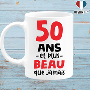 Mug 50 ans et plus beau