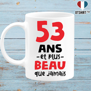 Mug 53 ans et plus beau