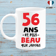Mug 56 ans et plus beau