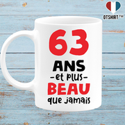 Mug 63 ans et plus beau