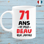 Mug 71 ans et plus beau