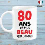 Mug 80 ans et plus beau