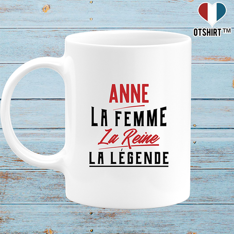 Mug anne la femme la reine la légende