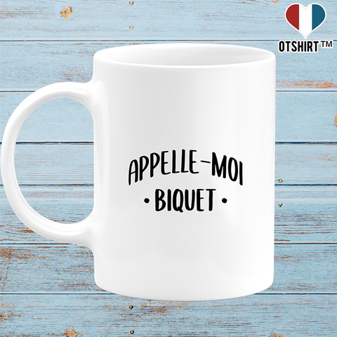 Mug appelle moi biquet