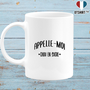 Mug appelle moi chou en sucre