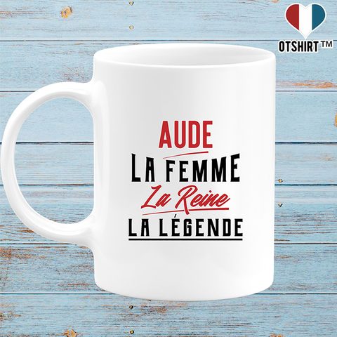 Mug aude la femme la reine la légende