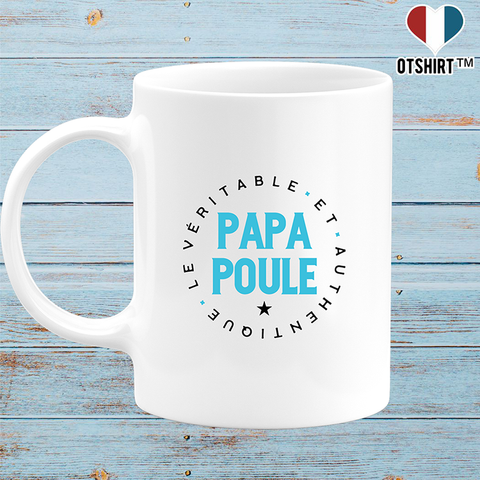 Mug authentique papa poule