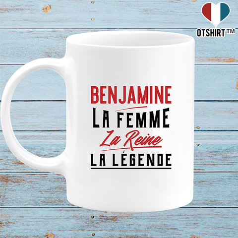 Mug benjamine la femme la reine la légende