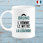 Mug bruno l'homme le mythe la légende