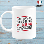 Mug célibataire en couple tumbling