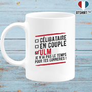 Mug célibataire en couple ulm
