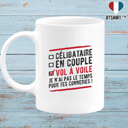 Mug célibataire en couple vol à voile