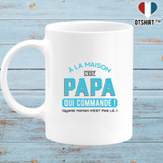 Mug c'est papa qui commande