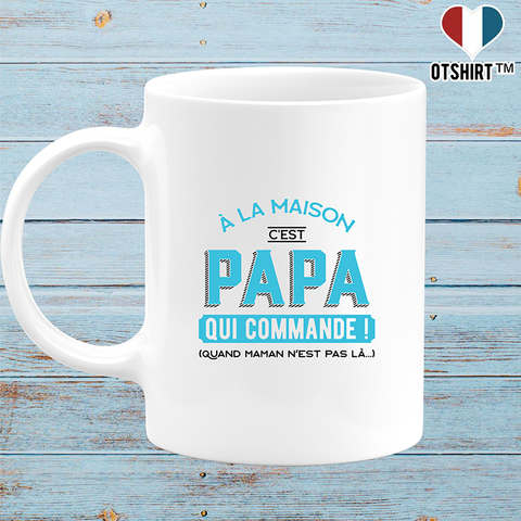 Mug c'est papa qui commande