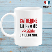 Mug catherine la femme la reine la légende