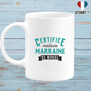 Mug certifiée meilleure marraine