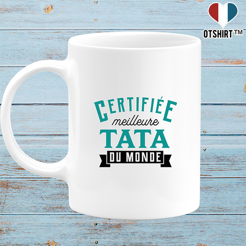 Mug certifiée meilleure tata