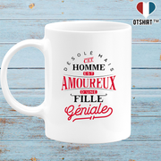 Mug cet homme est amoureux d'une fille géniale