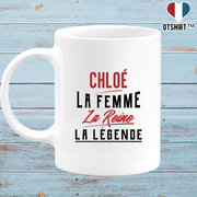 Mug chloé la femme la reine la légende