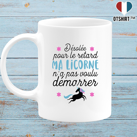 Mug désolée pour le retard