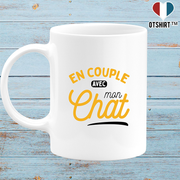 Mug en couple avec mon chat