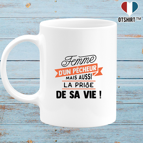 Mug femme d'un pêcheur