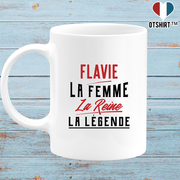 Mug flavie la femme la reine la légende