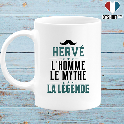 Mug hervé l'homme le mythe la légende