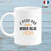 Mug j peux pas berger belge