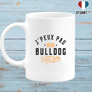 Mug j peux pas bulldog