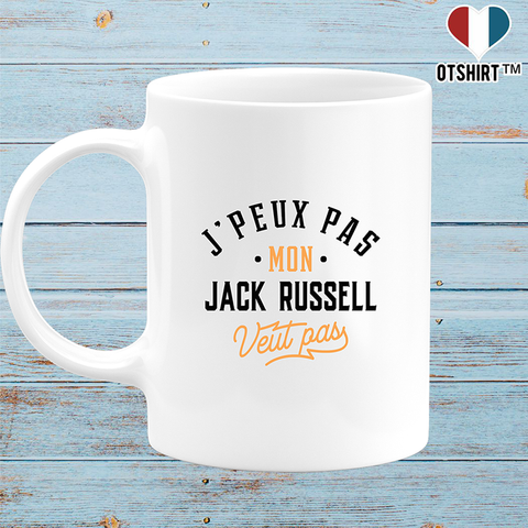 Mug j peux pas jack russel