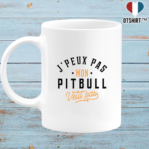 Mug j peux pas pitbull