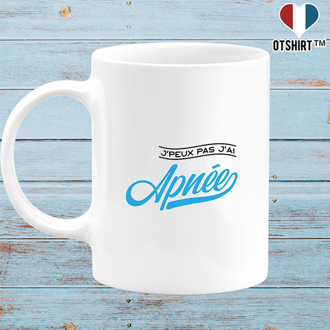 Mug j'peux pas j'ai apnée