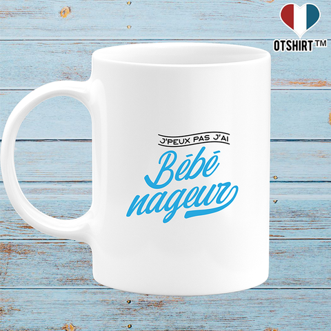 Mug j'peux pas j'ai bébé nageur