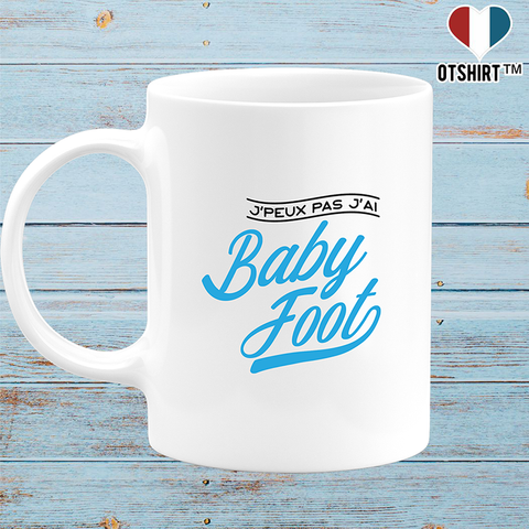 Mug j'peux pas j'ai baby foot