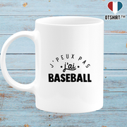 Mug j'peux pas j'ai baseball 2