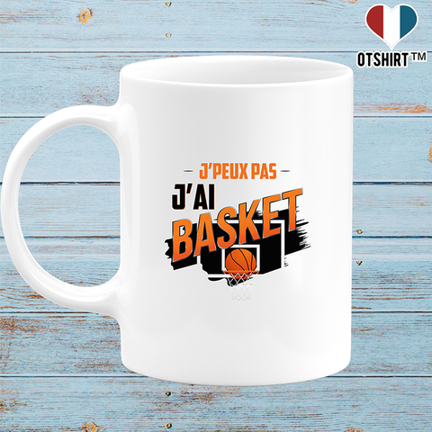 Mug j'peux pas j'ai basket