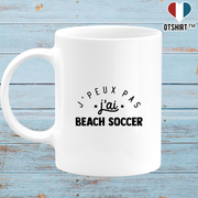 Mug j'peux pas j'ai beach soccer 2
