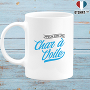 Mug j'peux pas j'ai char à voile