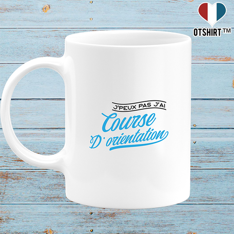 Mug j'peux pas j'ai course d'orientation