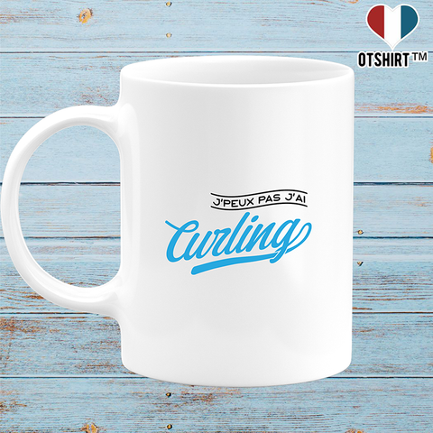 Mug j'peux pas j'ai curling