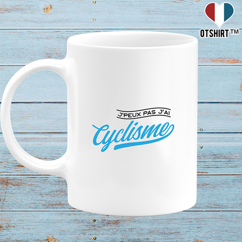 Mug j'peux pas j'ai cyclisme