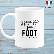 Mug j'peux pas j'ai foot 2