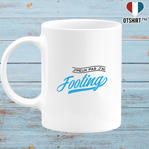 Mug j'peux pas j'ai footing