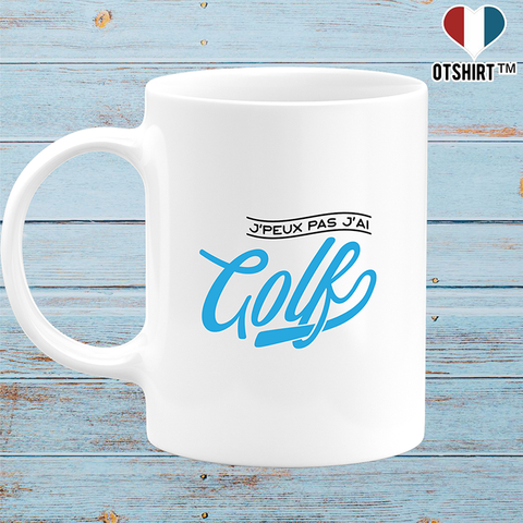 Mug j'peux pas j'ai golf