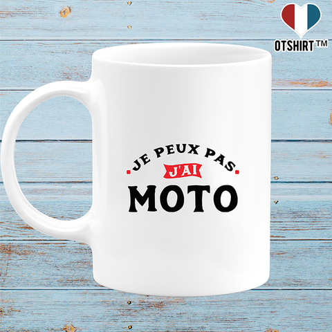 Mug j'peux pas j'ai moto 4