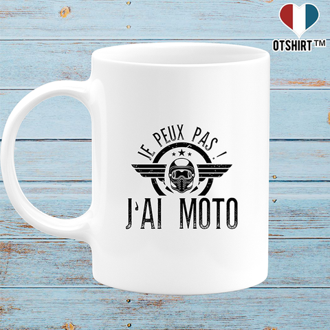 Mug j'peux pas j'ai moto 5