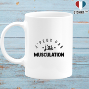 Mug j'peux pas j'ai musculation 2