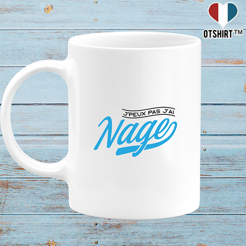 Mug j'peux pas j'ai nage