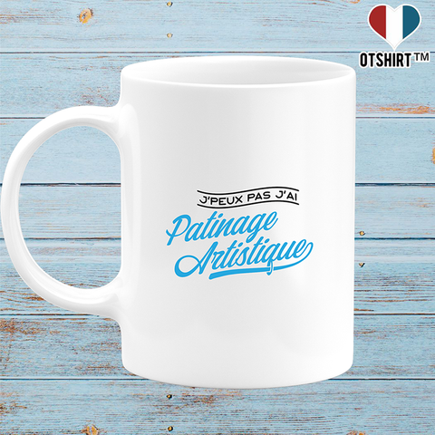 Mug j'peux pas j'ai patinage artistique